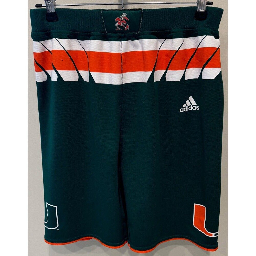Miami Hurricanes - ADIDAS Vintage Basketball Shorts - Boys Large (14-16) - RARE